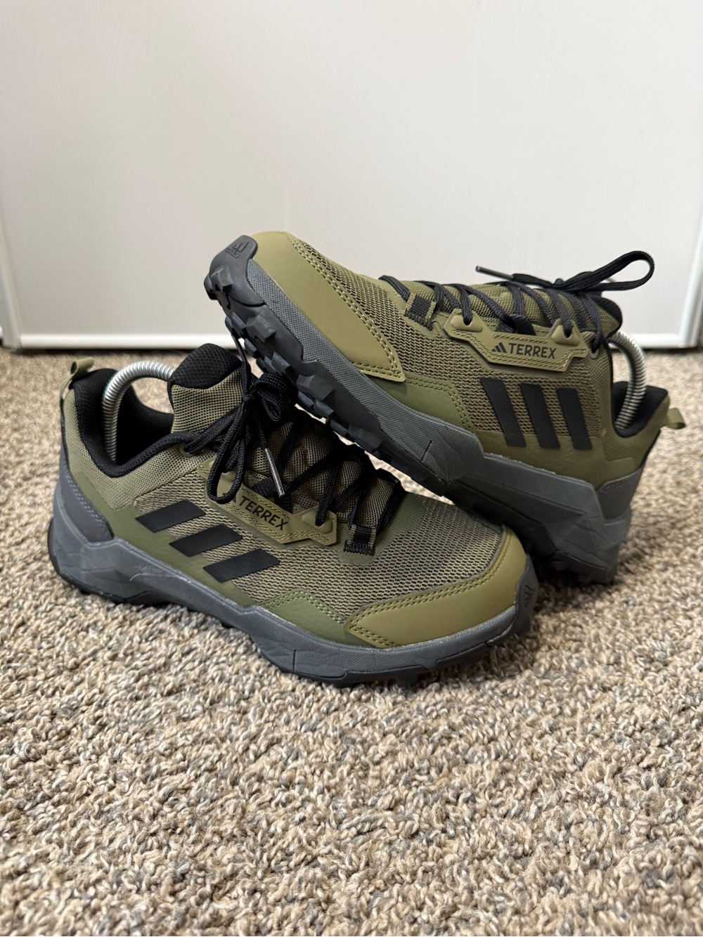 adidas Terrex Men's Olive Green/Black Trail Shoes